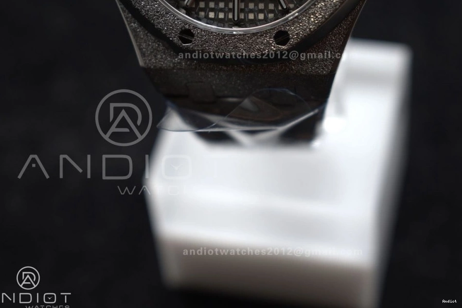 Unique Dial APSF 1:1 1031 Clone Oak SA3120 37mm Grey Bracelet Super Best 15454 SS Royal Frosted on SS Edition Textured 0706